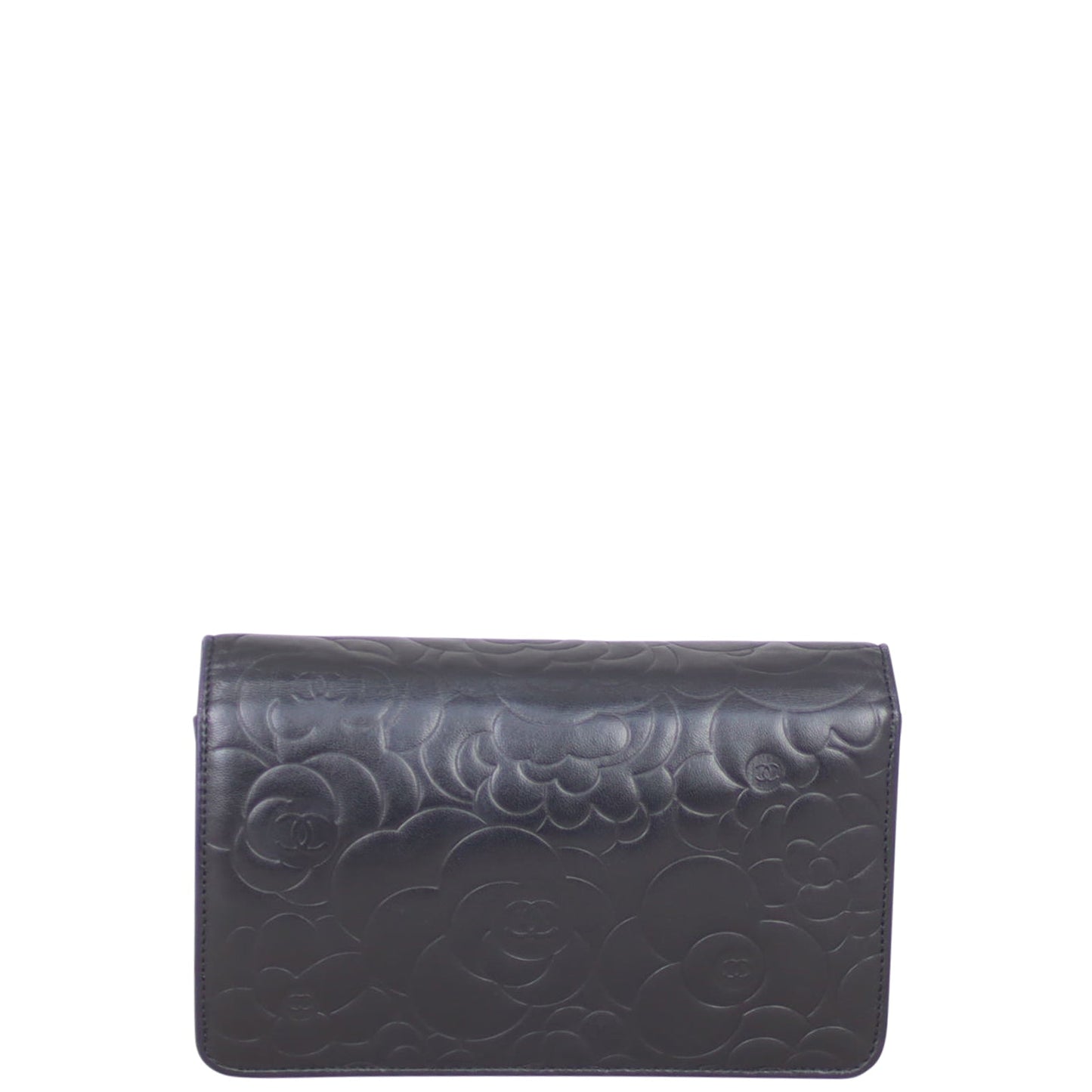 Chanel Camellia Wallet on Handbag Chain Chain 4742