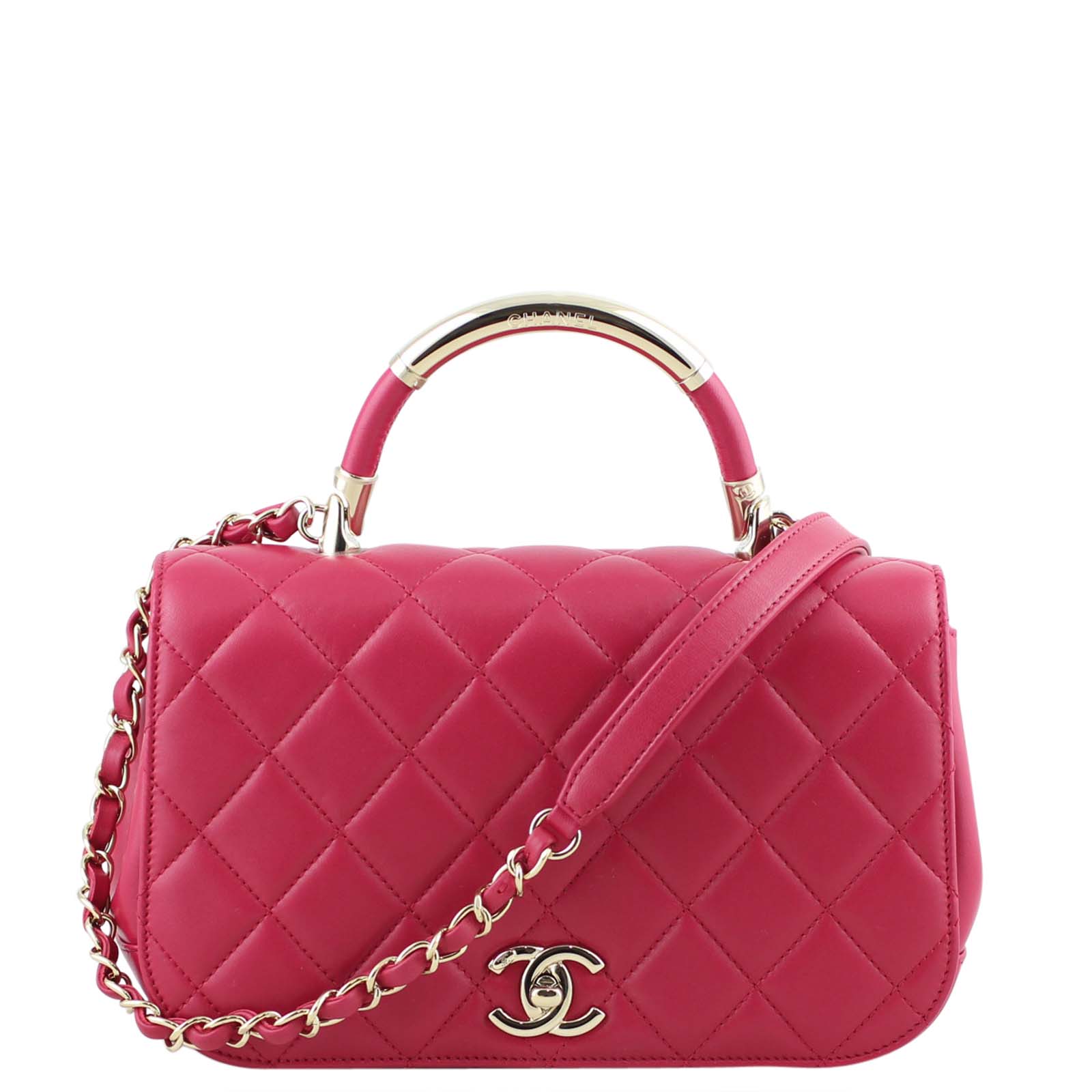 Chanel Carry Chic Handbag Small