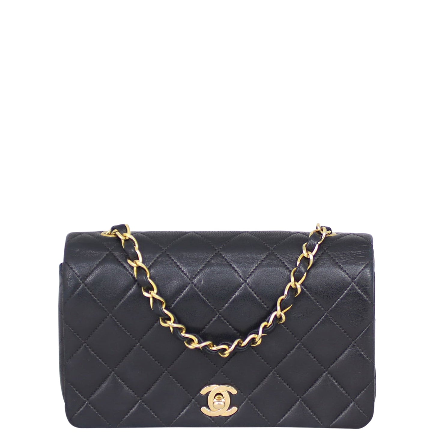 Chanel CC Full Bag Lambskin Small Flap Handbag
