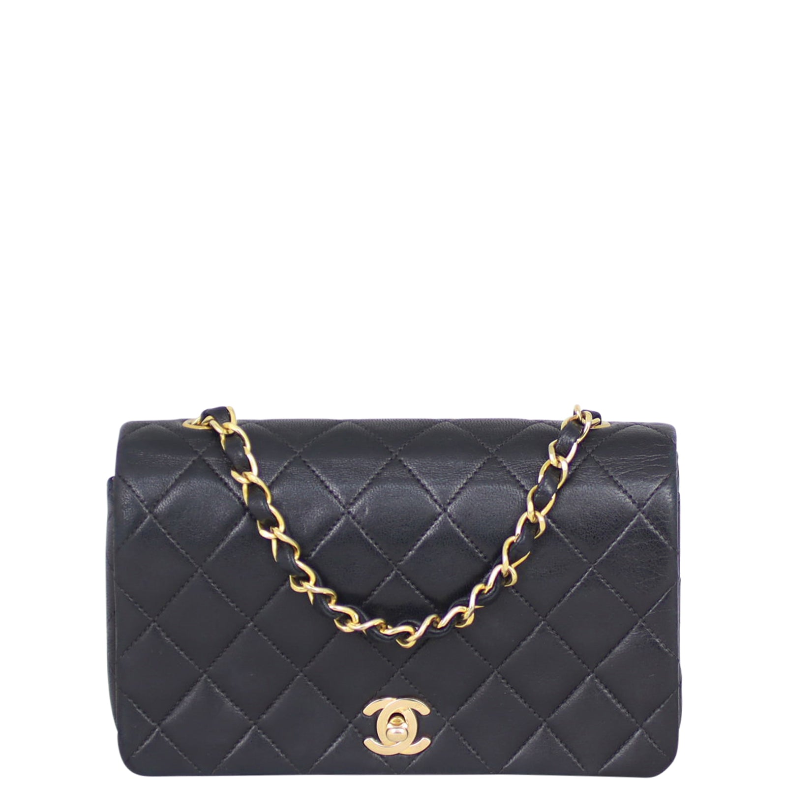 Chanel CC Full Bag Lambskin Small Flap Handbag