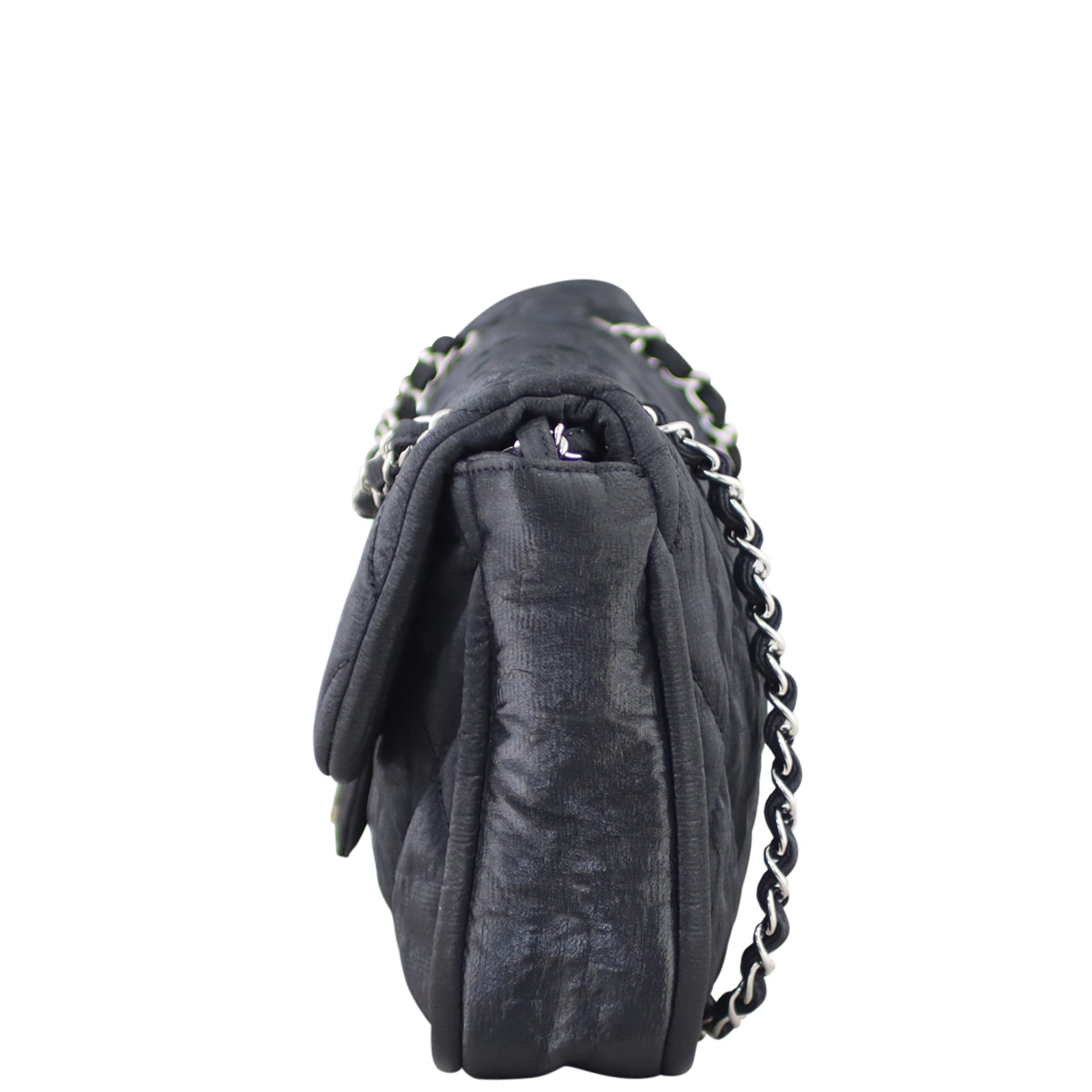 Chanel CC Metallic Bag Quilted Flap Handbag