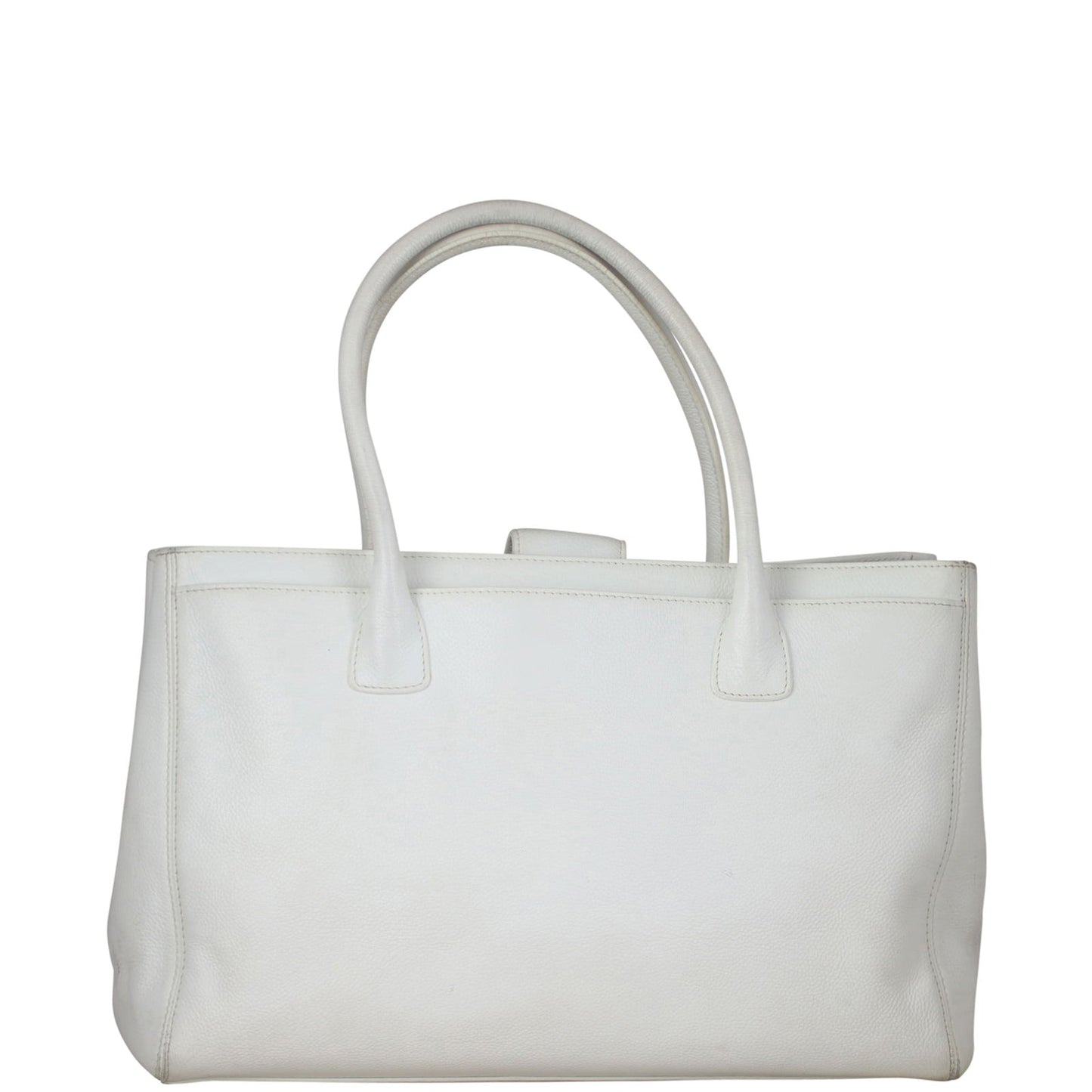 Chanel Cerf Tote 12 Series White Tote Bag