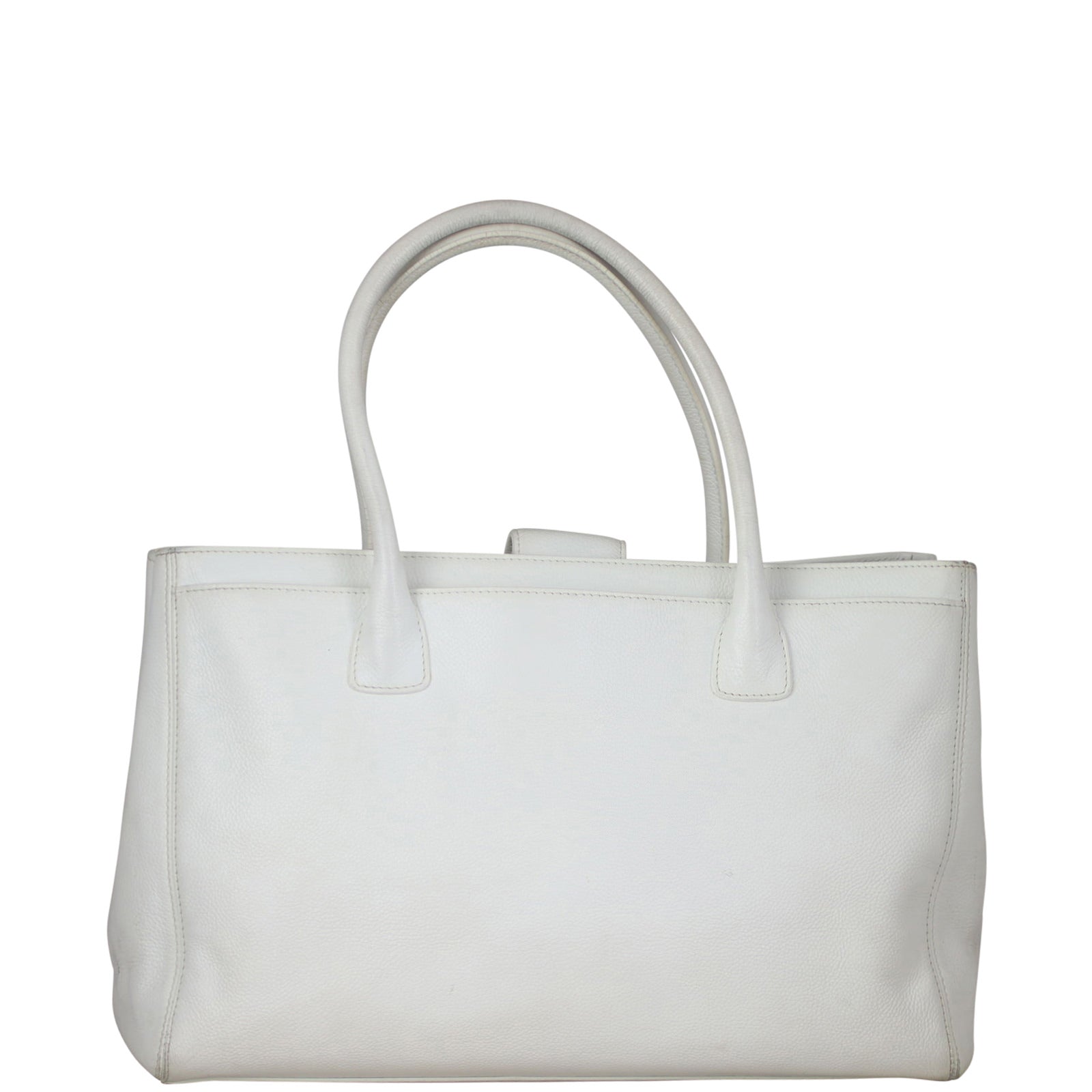Chanel Cerf Tote 12 Series White Tote Bag