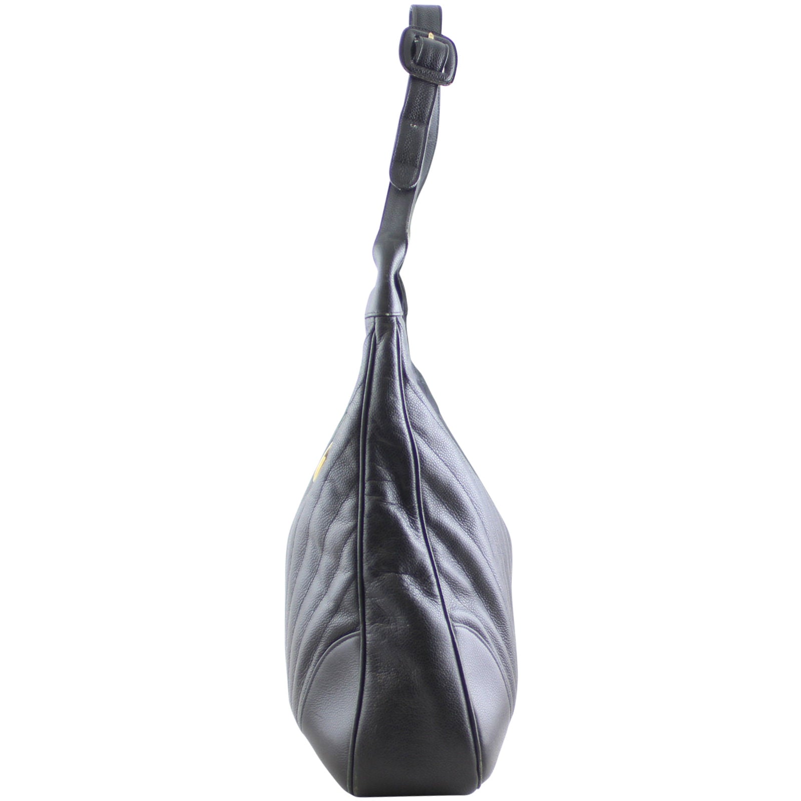 Chanel Chevron Hobo Bag