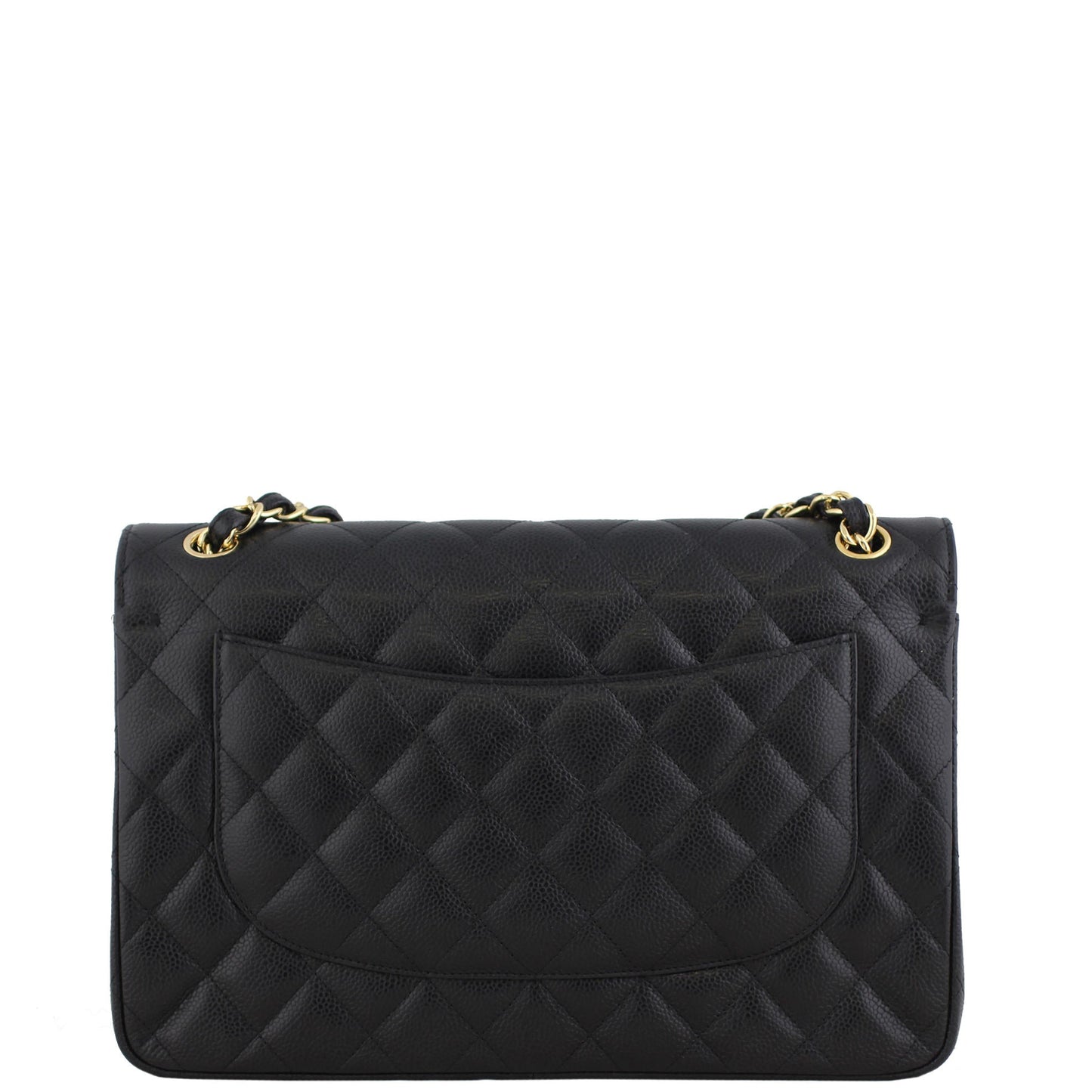 Chanel Classic Double Jumbo GTH 16 Series Handbag Black Flap