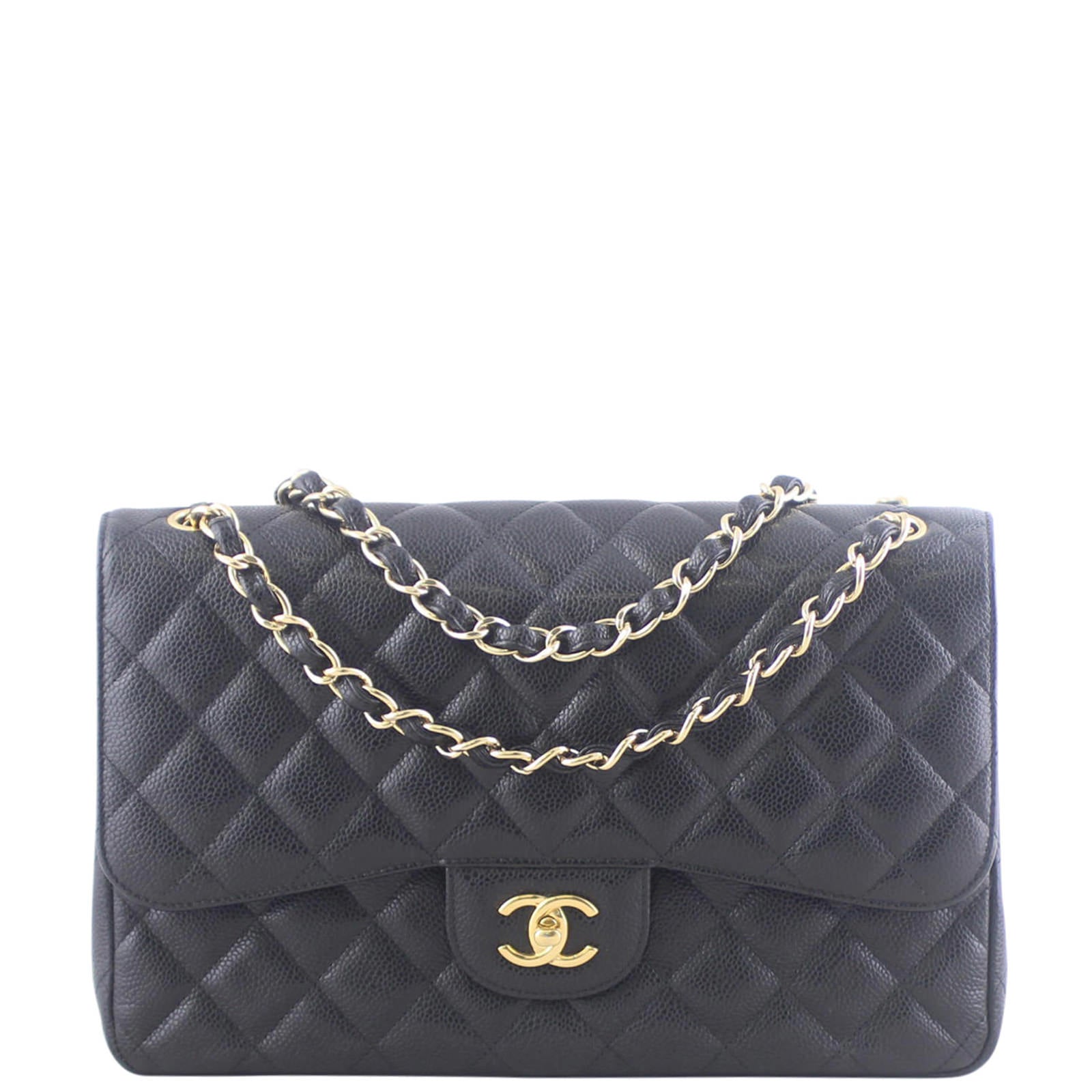 Chanel Classic Double Jumbo 15 Series Handbag Flap