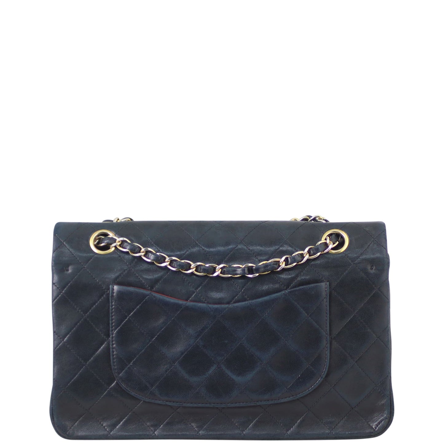 Chanel Classic Double Bag 2 Series Black Medium Handbag