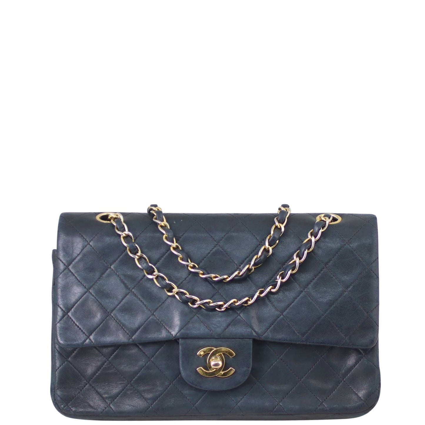 Chanel Classic Double Bag 2 Series Black Medium Handbag