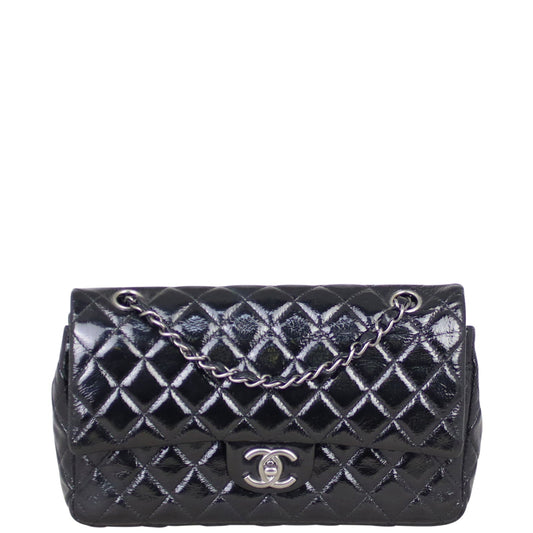 Chanel Classic Double Patent 12 Series Handbag Medium Flap