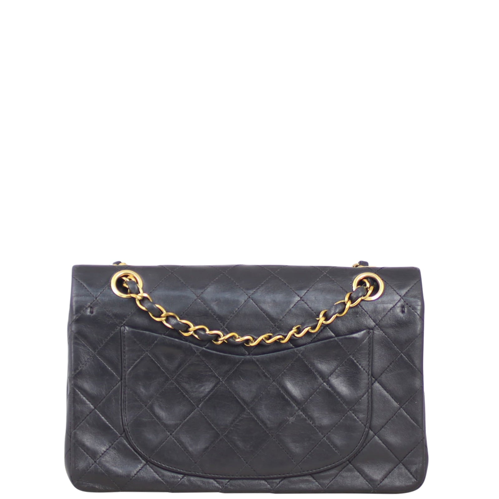 Chanel Classic Double Lambskin Handbag Black Small