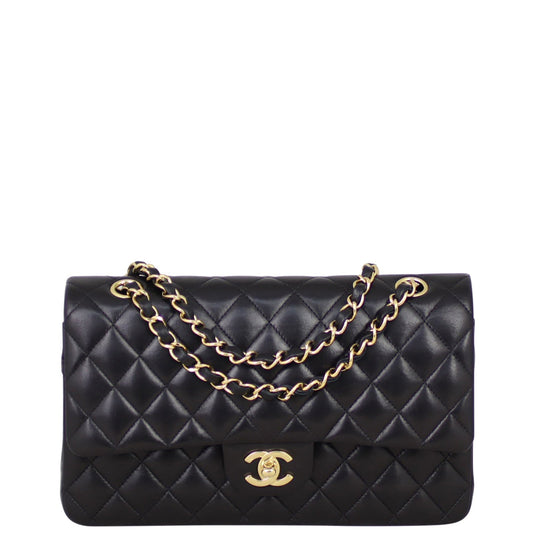 Chanel Classic Double 11 Series Handbag Black Medium