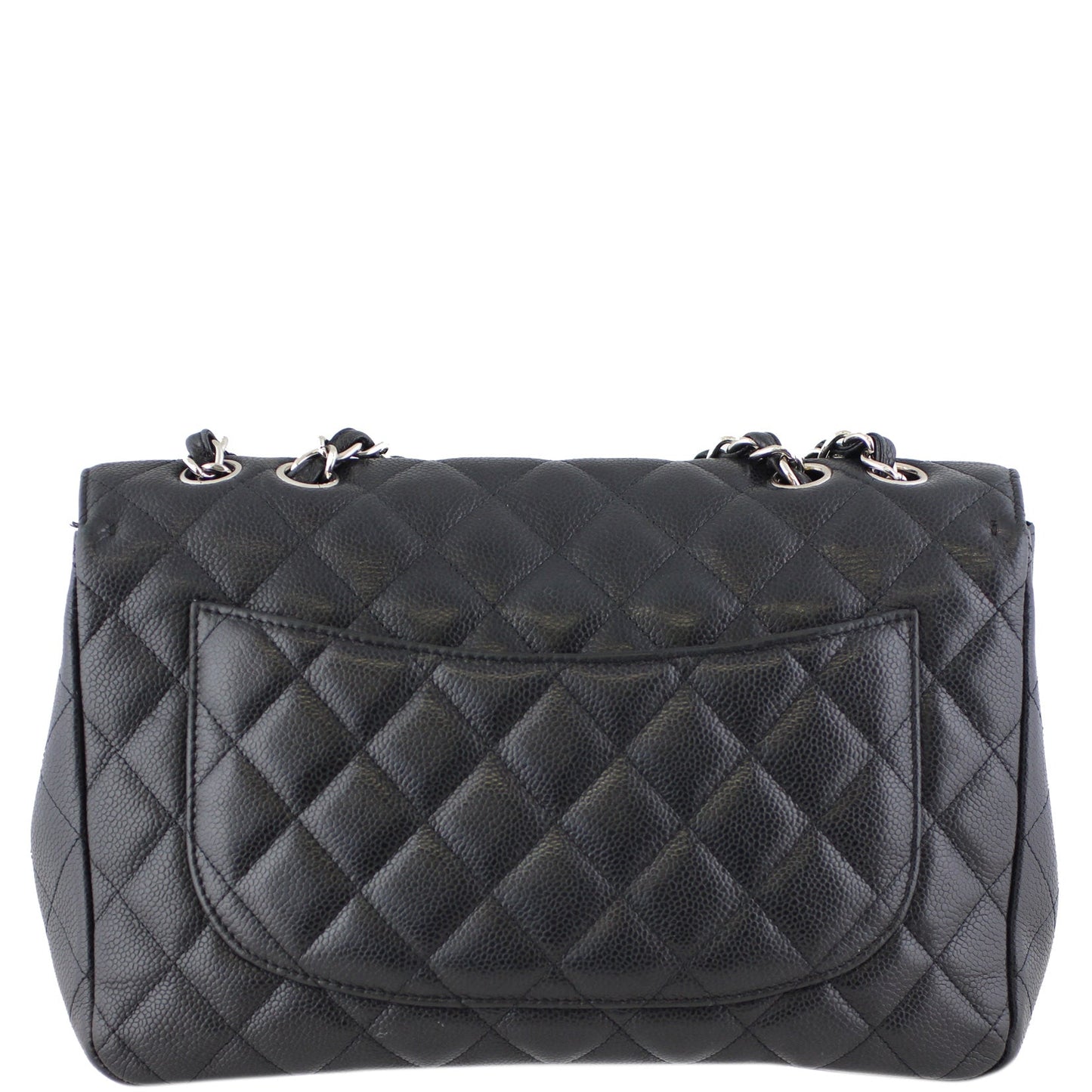 Chanel Classic Single Jumbo Caviar 13 Series Handbag Flap