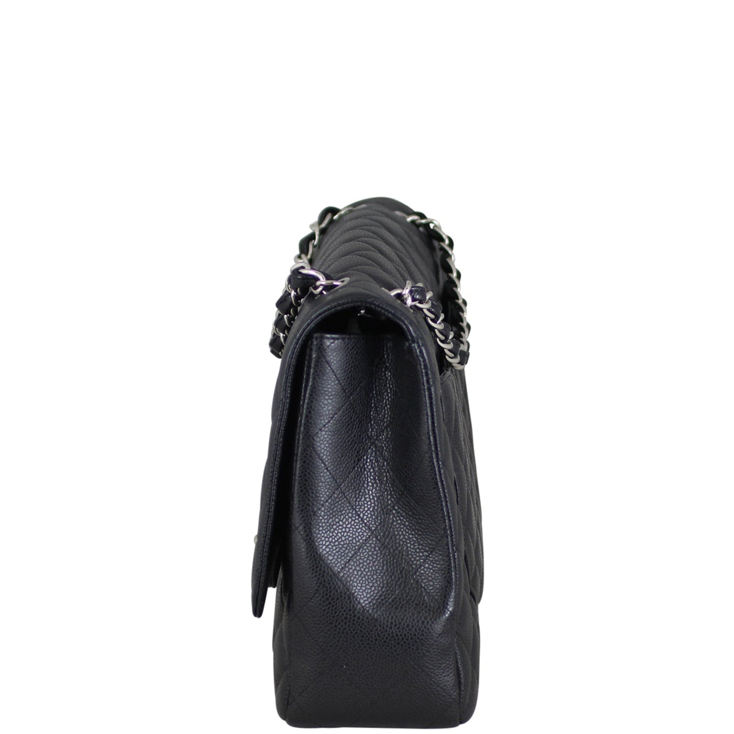Chanel Classic Single Maxi 13 Series Handbag Black Flap