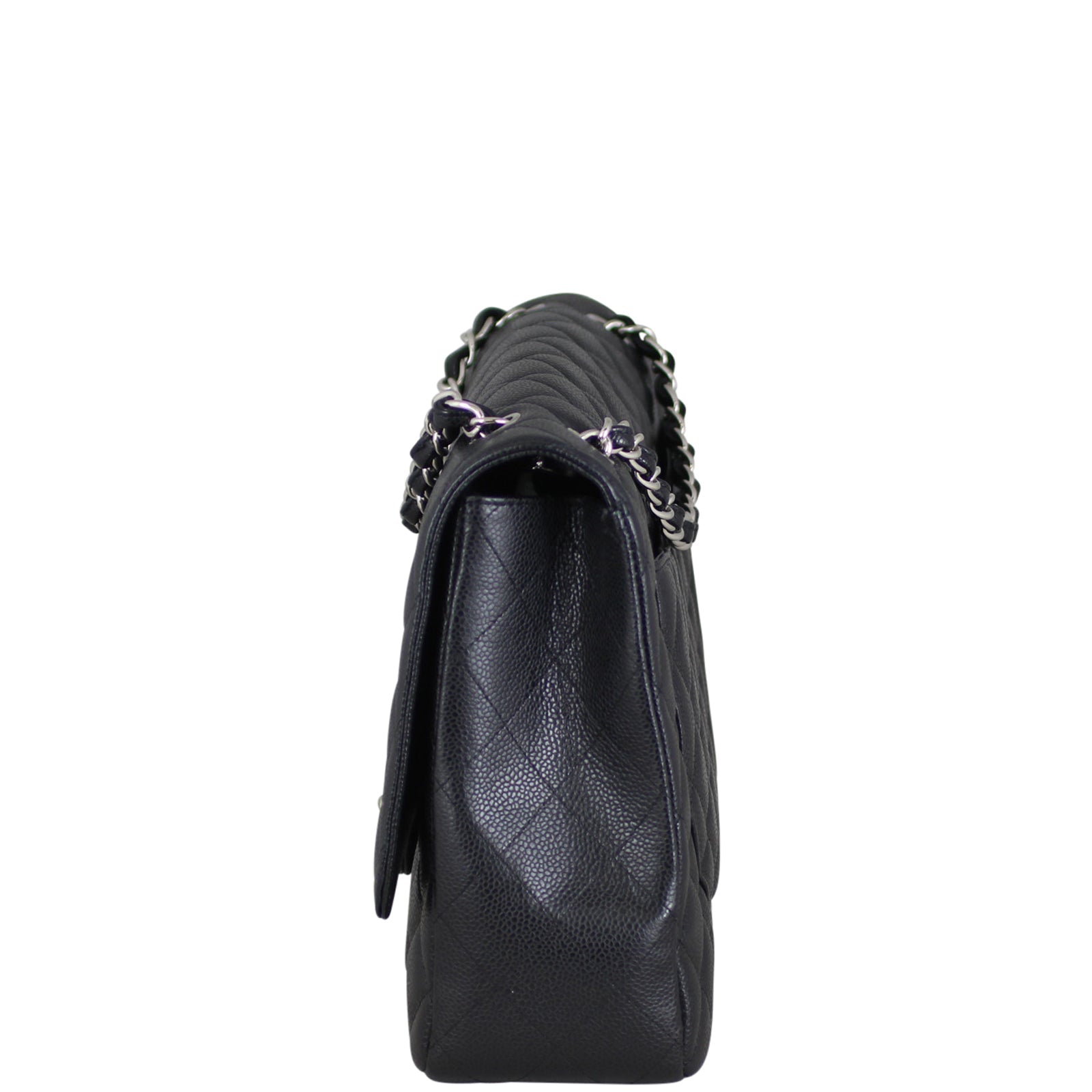 Chanel Classic Single Maxi 13 Series Handbag Black Flap