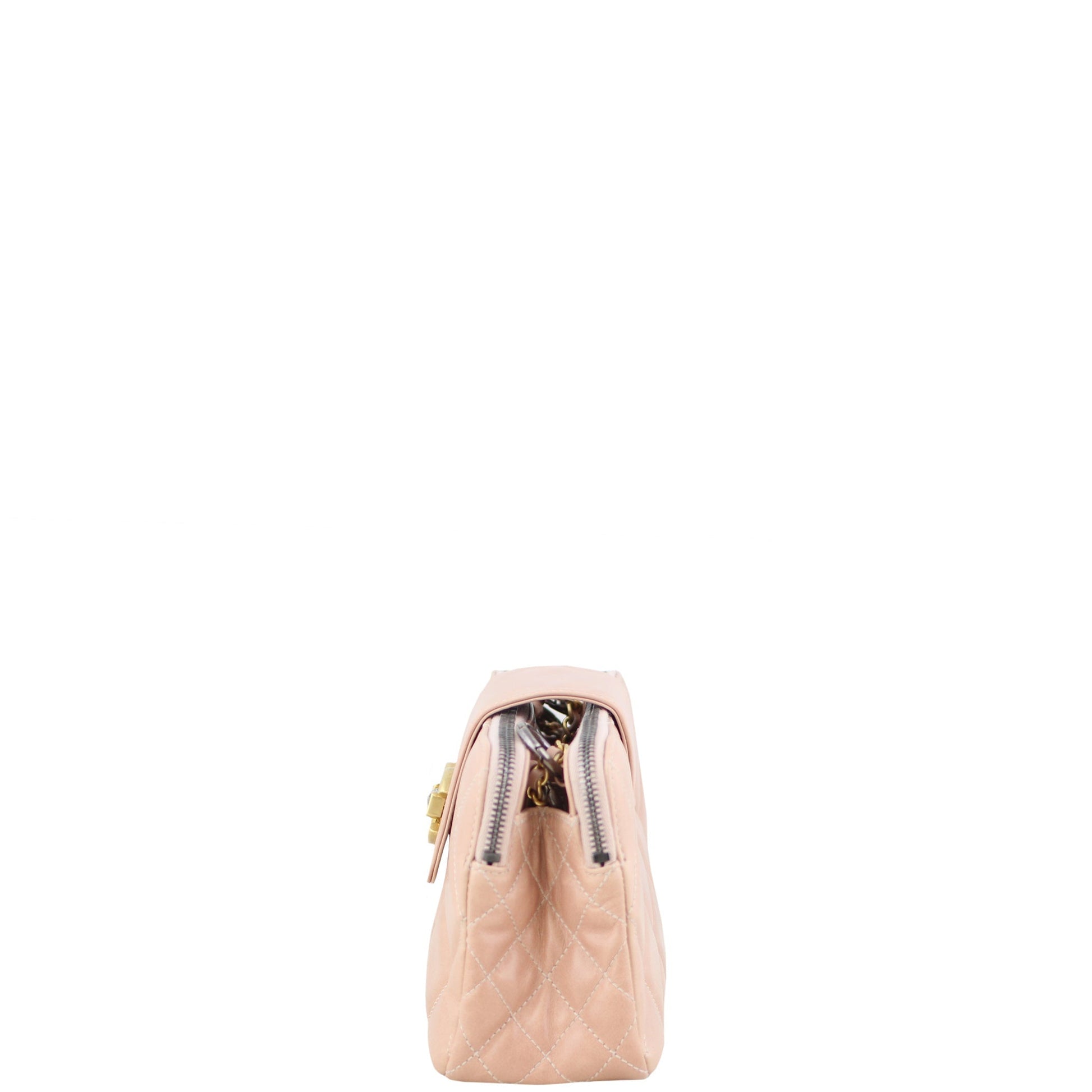 Chanel Double Zip Crossbody Bag