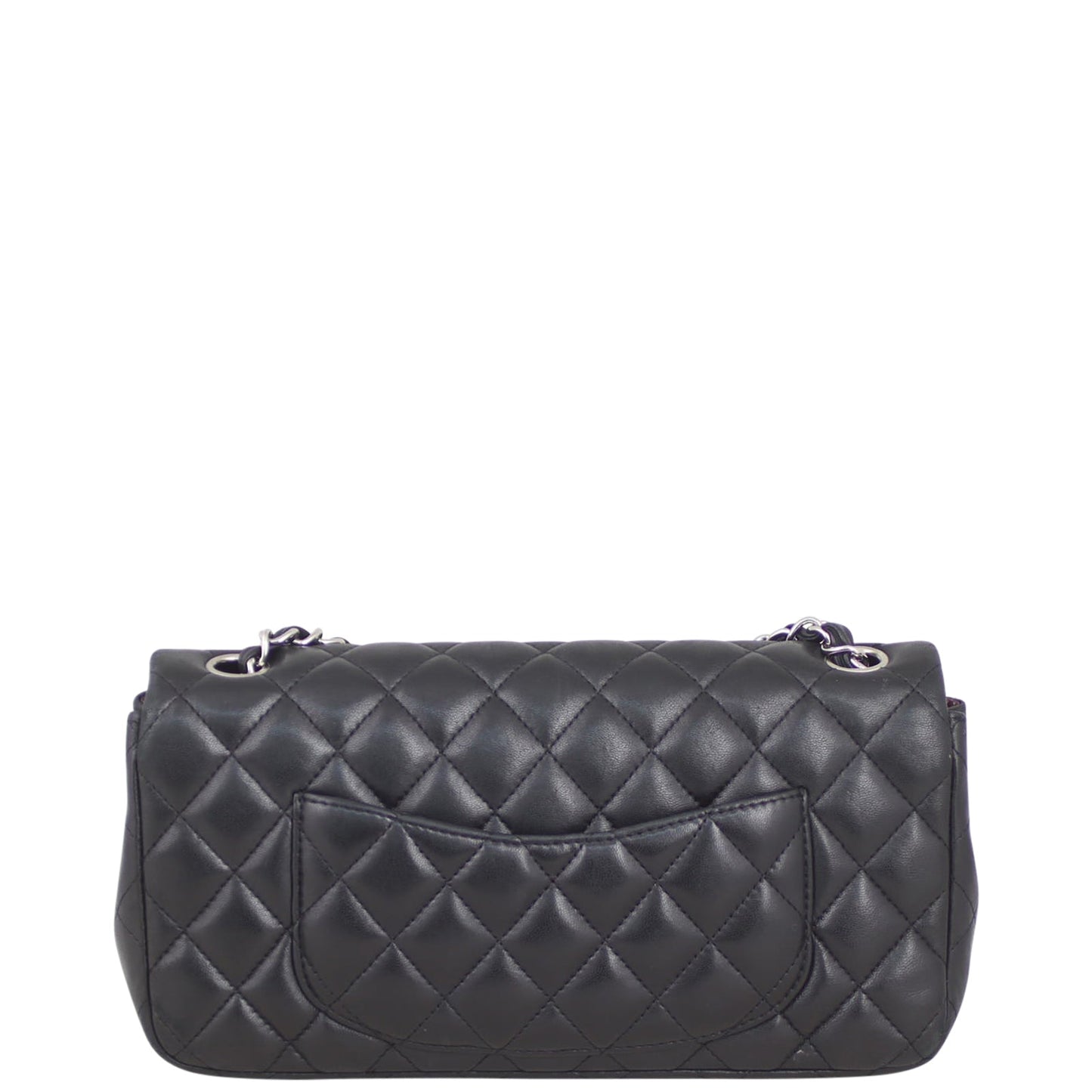 Chanel East West Bag Black Flap Handbag