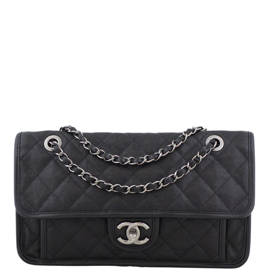 Chanel French Riviera Bag Large Flap Handbag