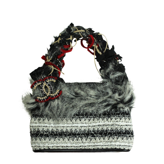 Chanel Fur Tote Tote Bag