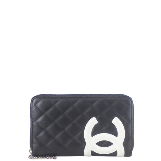 Chanel Ligne Cambon Zip Around Organiser Handbag