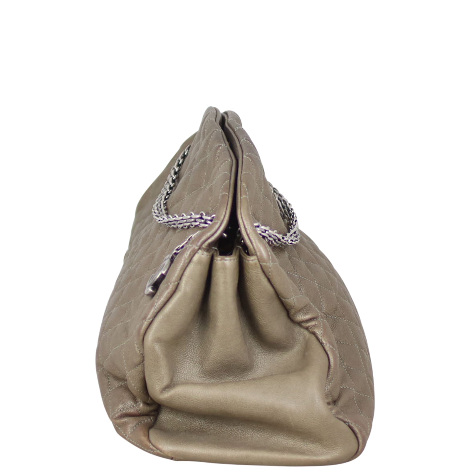 Chanel Just Mademoiselle Bowler Bag Large Handbag