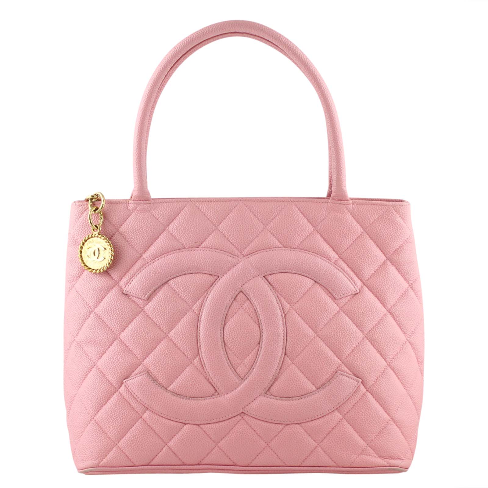 Chanel Medallion Tote Baby Pink Tote Bag