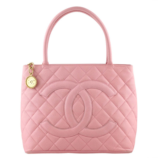 Chanel Medallion Tote Baby Pink Tote Bag