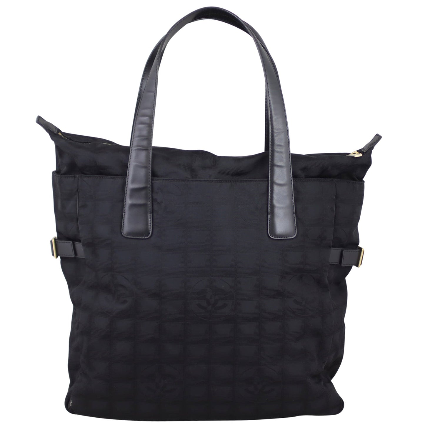 Chanel Travel Ligne Shopper Handbag Nylon Travel Bag Line Shopper
