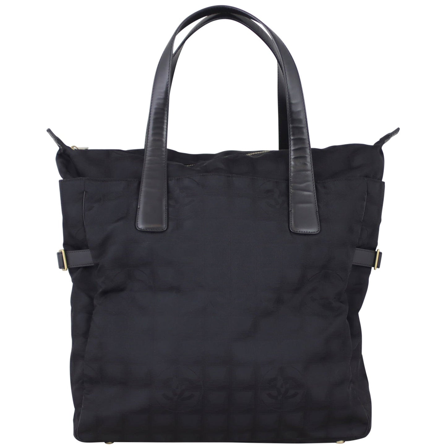 Chanel Travel Ligne Shopper Handbag Nylon Travel Bag Line Shopper
