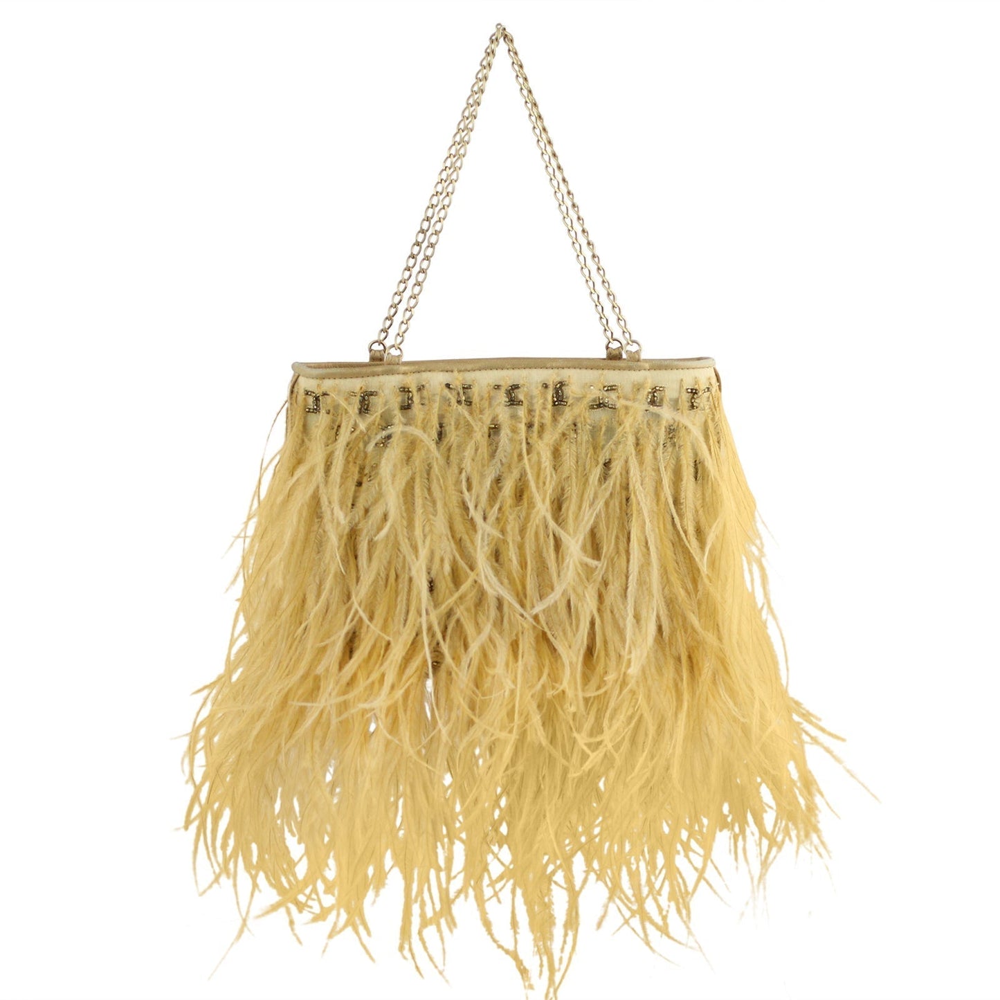 Chanel Ostrich Feather Evening Bag Handbag
