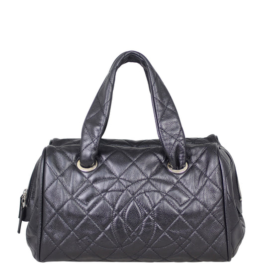 Chanel Timeless Soft Caviar Bowler Handbag
