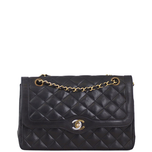 Chanel Two-Tone CC Double Bag Flap Handbag