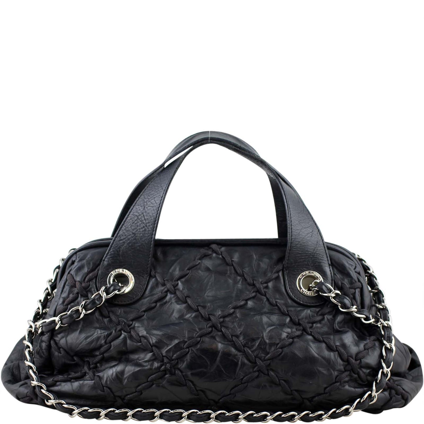 Chanel Ultra Stitch Bowling Bag Handbag