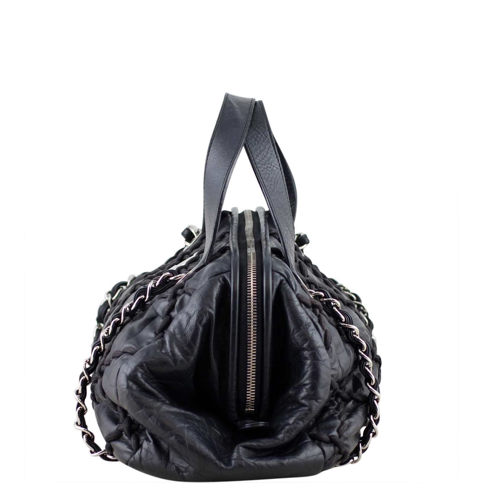 Chanel Ultra Stitch Bowling Bag Handbag