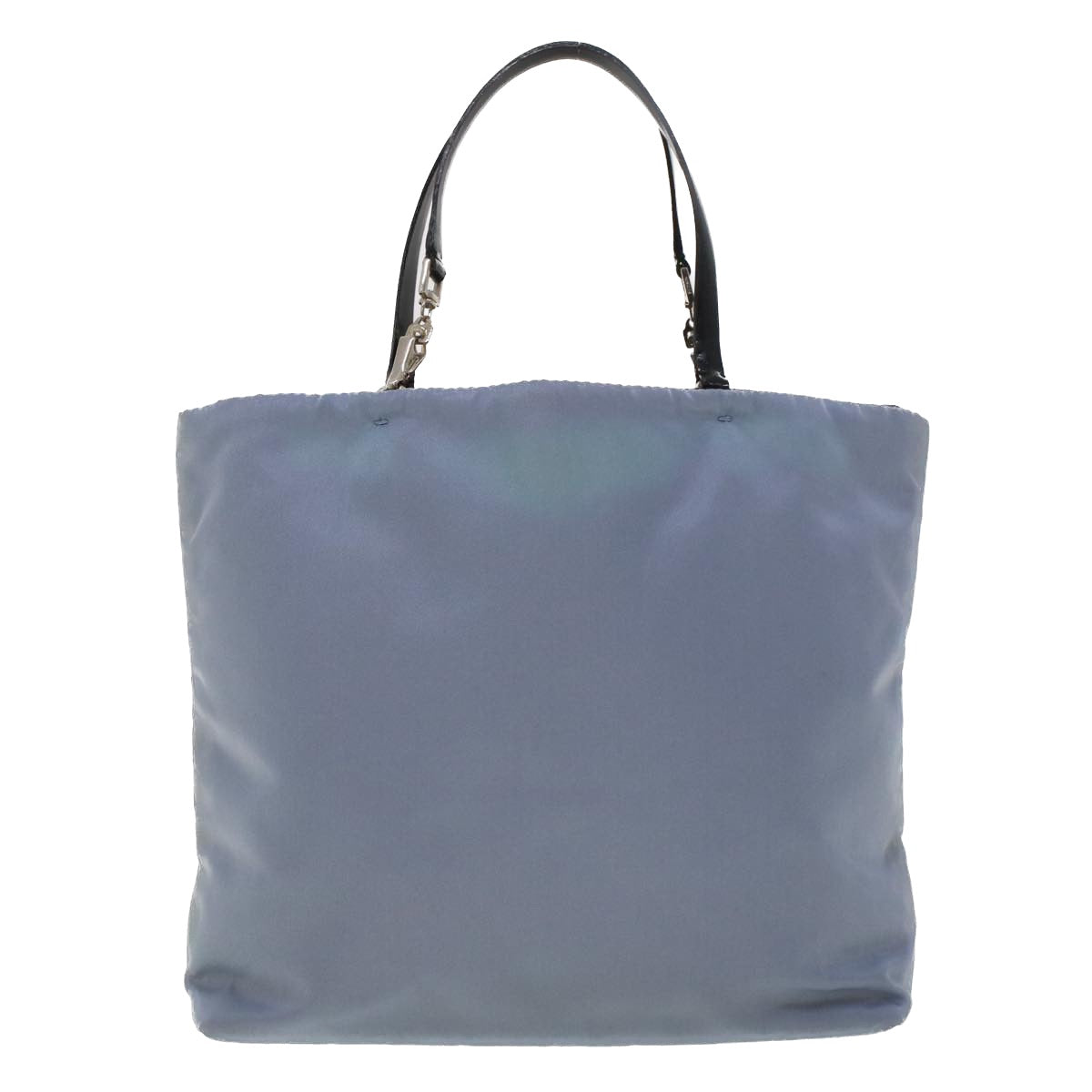 Prada Hand Bag Light Nylon Blue Travel Bag Light Blue Cl559