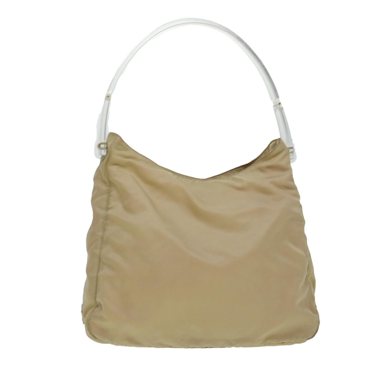 Prada Shoulder Bag Nylon Beige Nylon Beige Cl581