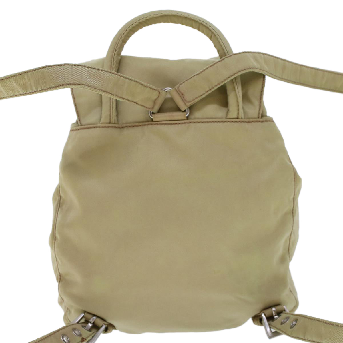 Prada Backpack Nylon Beige Nylon Beige Cl587