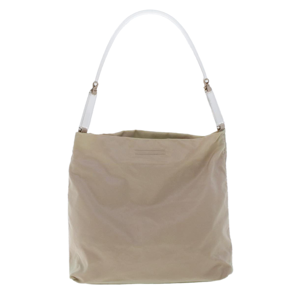 Prada Shoulder Bag Nylon Beige Nylon Beige Cl652