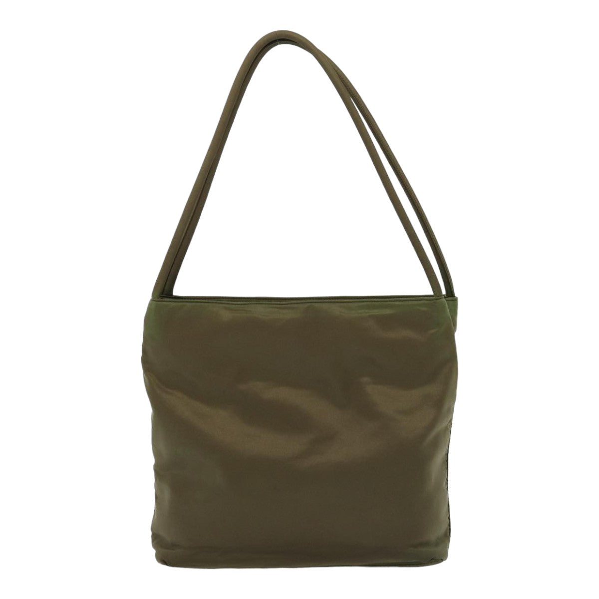 Prada Hand Bag Khaki Auth Nylon Travel Bag Khaki Auth Cl841