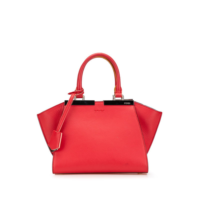 Fendi Petit 3Jours Handbag Leather Travel Bag