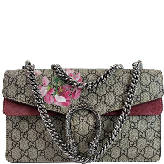 Gucci Dionysus Blooms Shoulder Bag Beige Small