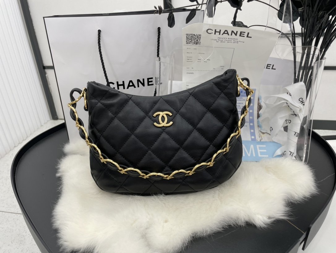 CHLHobo , ’s 9in 24cm Black Shoulder Bag