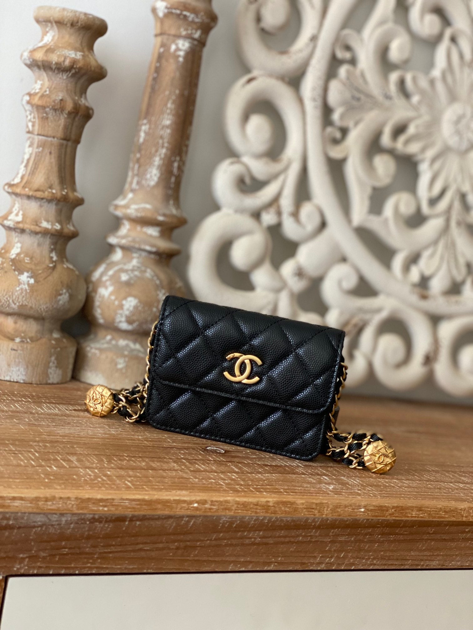 Chanel Clutch With For Women Bags Black Chain Clutch Bag