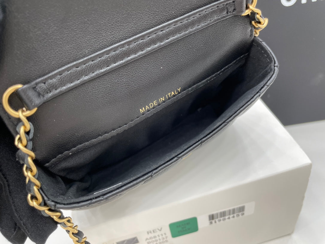 CHL Classic Top Qualitystressed 4.7in Black Travel Bag