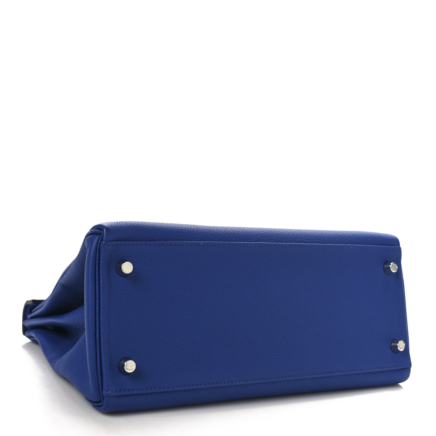 Hermes Togo Kelly Retourne Bleu Royal Handbag Travel Bag
