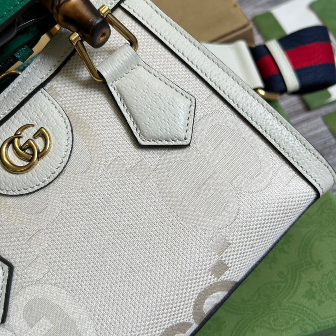 gg Diana , ’s 7.9in White Mini Tote Bag 79In20Cm Beaunoirrbeaunoirr