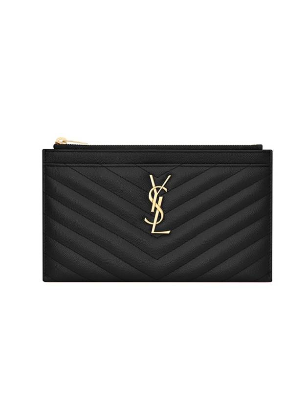 YSL Saint Laurent Trending Bill Pouch Clutch Bag Quilted Monogram Clutch Bag
