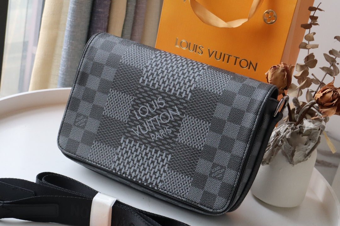 Top Quality Stutop Qualityo Messenger Damier Graphite Crossbody Bag