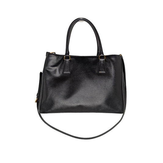 Prada Prada Saffiano Leather Lux Tote Black Tote Bag