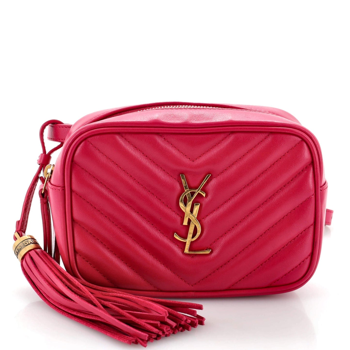 YSL Saint Laurent Luxury Trending Lou Belt Bag Chevron Leather Matelasse