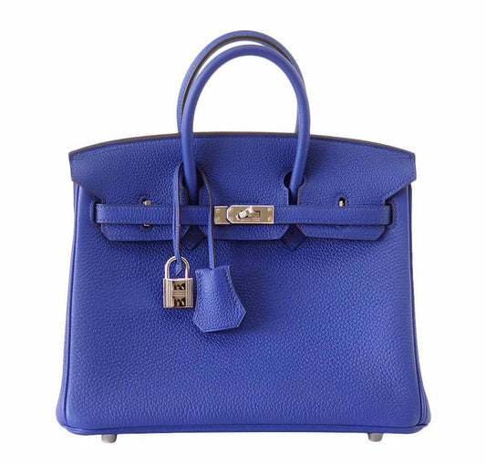 Hermes Birkin Bleu Electric Bag Travel Bag